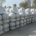 武威 白麻花岗岩石材圆球，石球，挡车球，隔离球，景观石球，风水球等