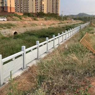 武威 白麻河道栏杆效果展示图