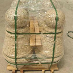 武威 黄金麻异形定制雕花——棒棒糖挡车柱