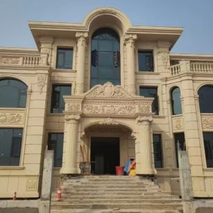 武威 黄金麻花岗岩别墅外墙干挂