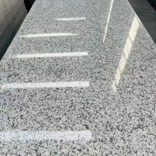 武威 白麻花岗岩光面毛板