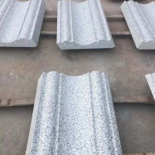 武威 白麻花岗岩光面别墅线条