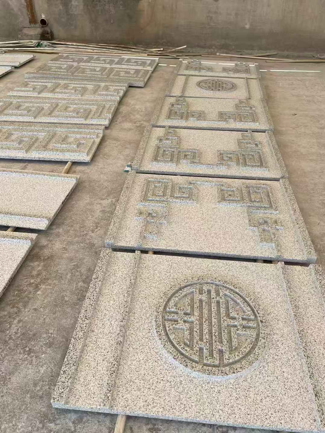 武威 白麻花岗岩外墙立面雕刻板