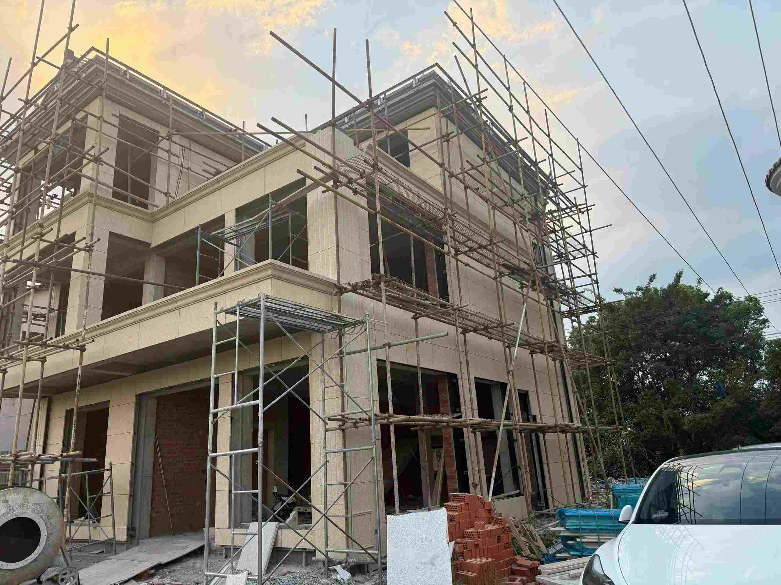 武威 黄金麻荔枝面花岗岩外墙干挂