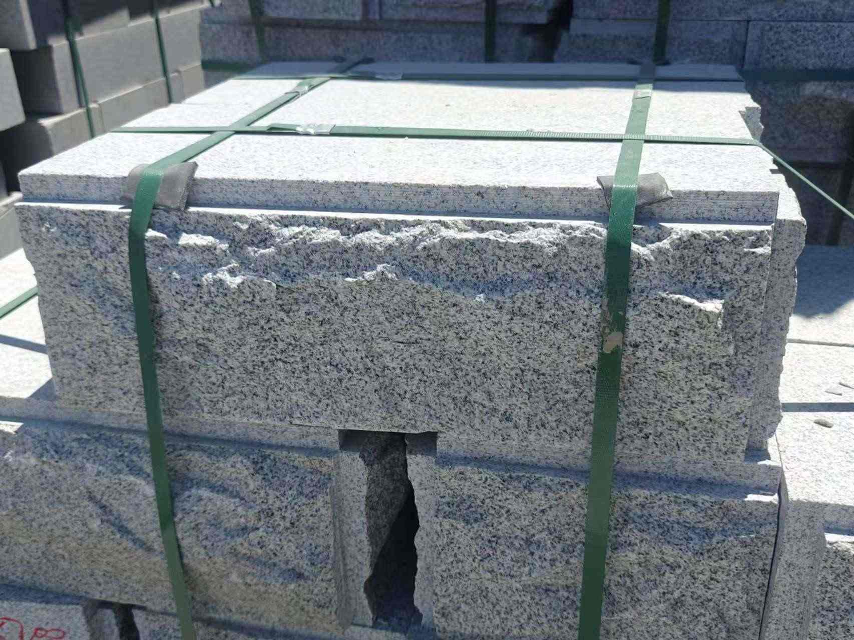 武威 芝麻白花岗岩自然面成品