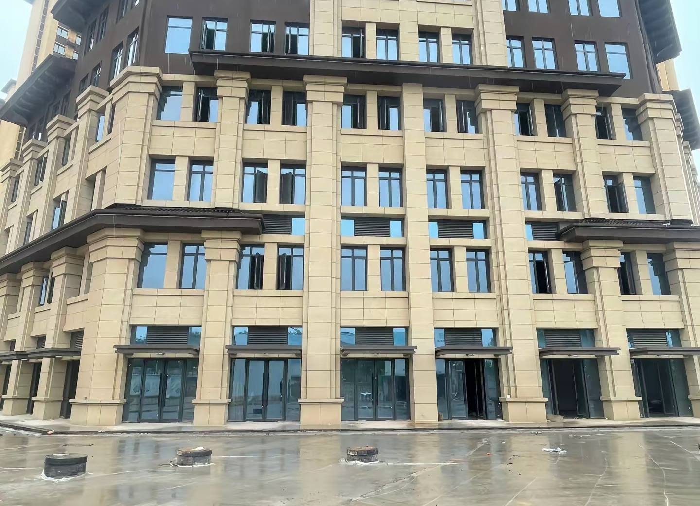 武威 黄金麻花岗岩荔枝面小区外墙干挂