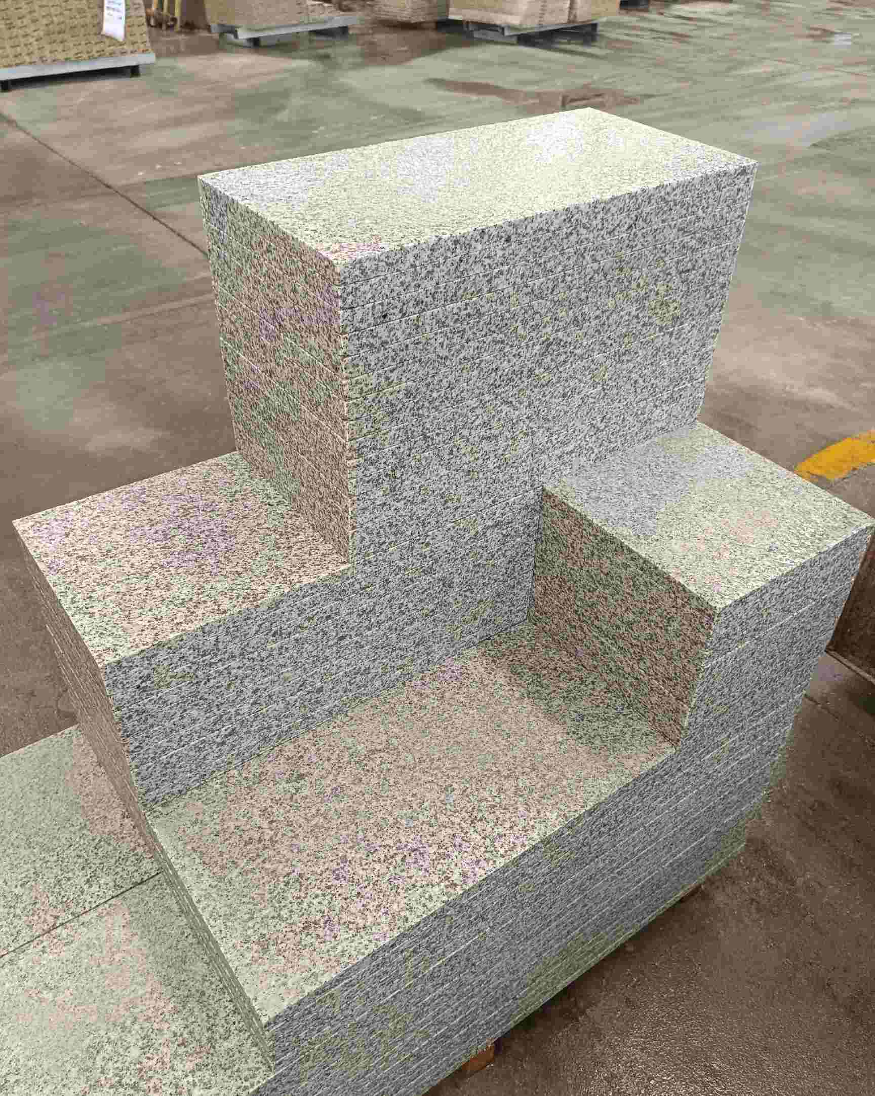 武威 白麻花岗岩荔枝面地铺石