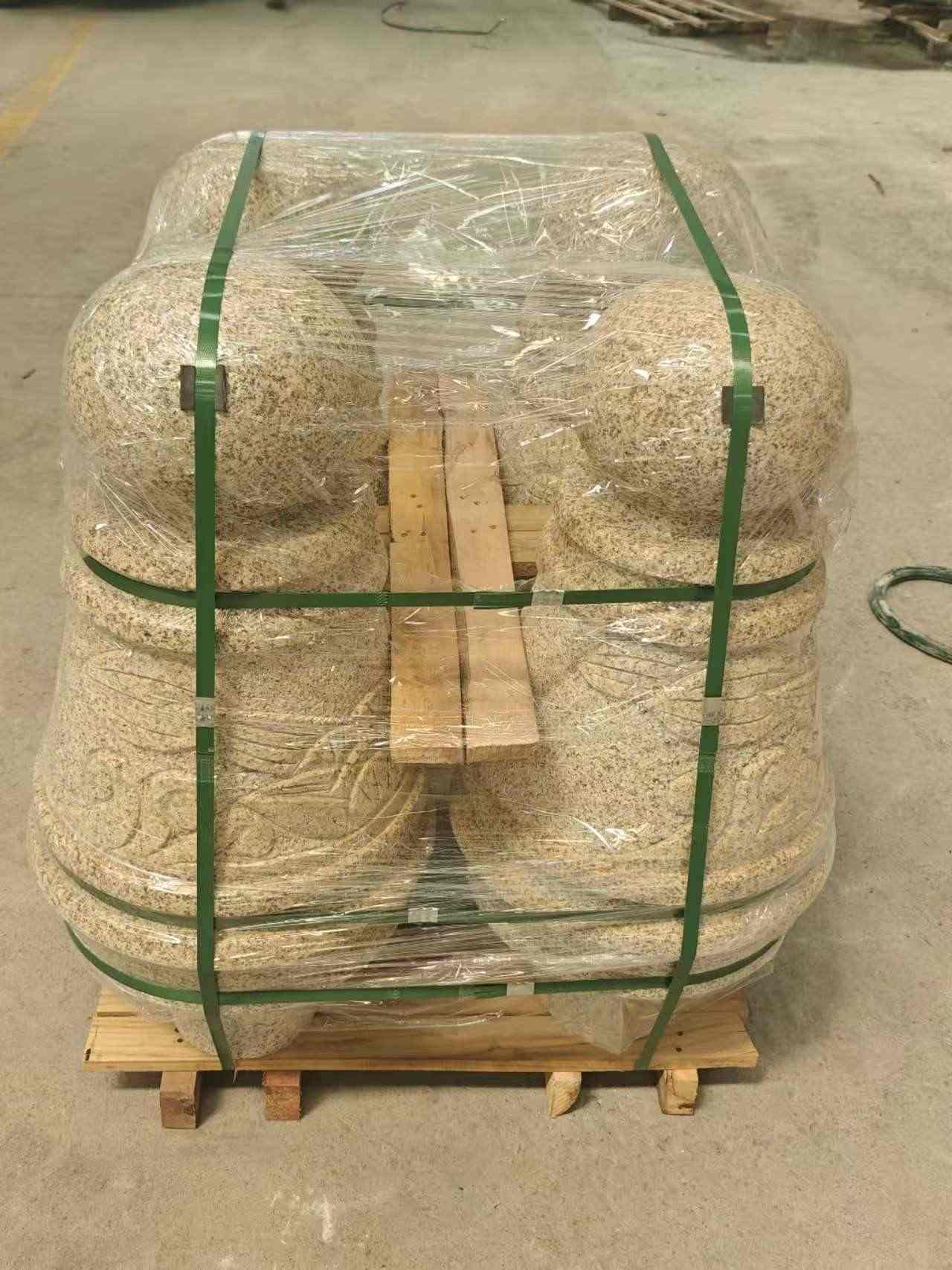 武威 黄金麻异形定制雕花——棒棒糖挡车柱