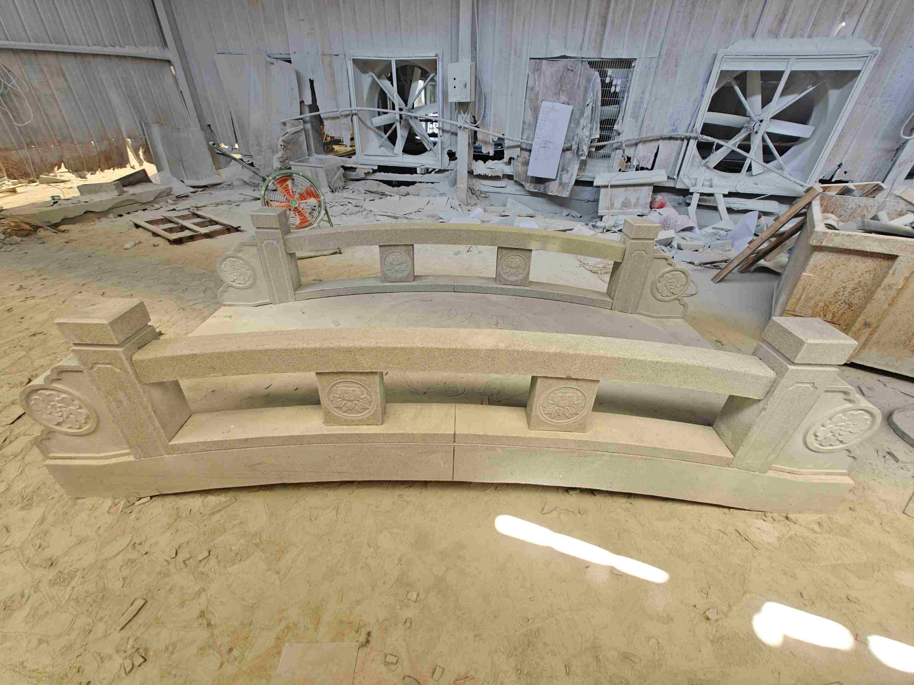 武威 芝麻灰花岗岩异形加工-拱桥，石桥