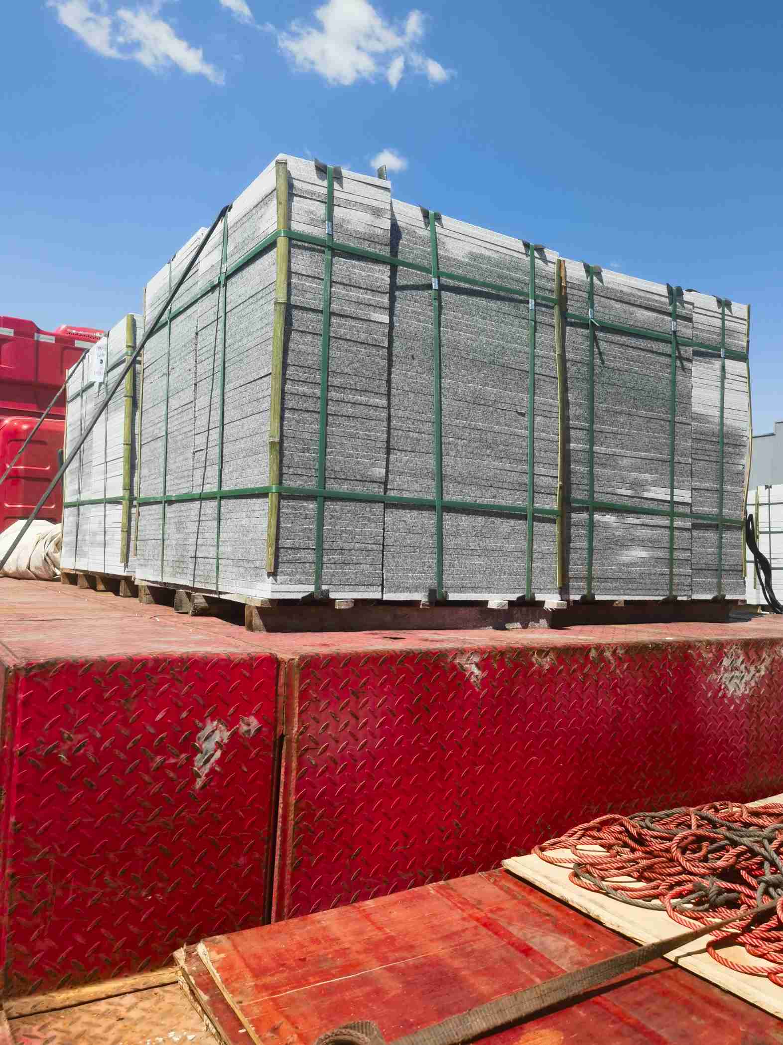 武威 芝麻白火烧规格板地铺石300*600/600*600