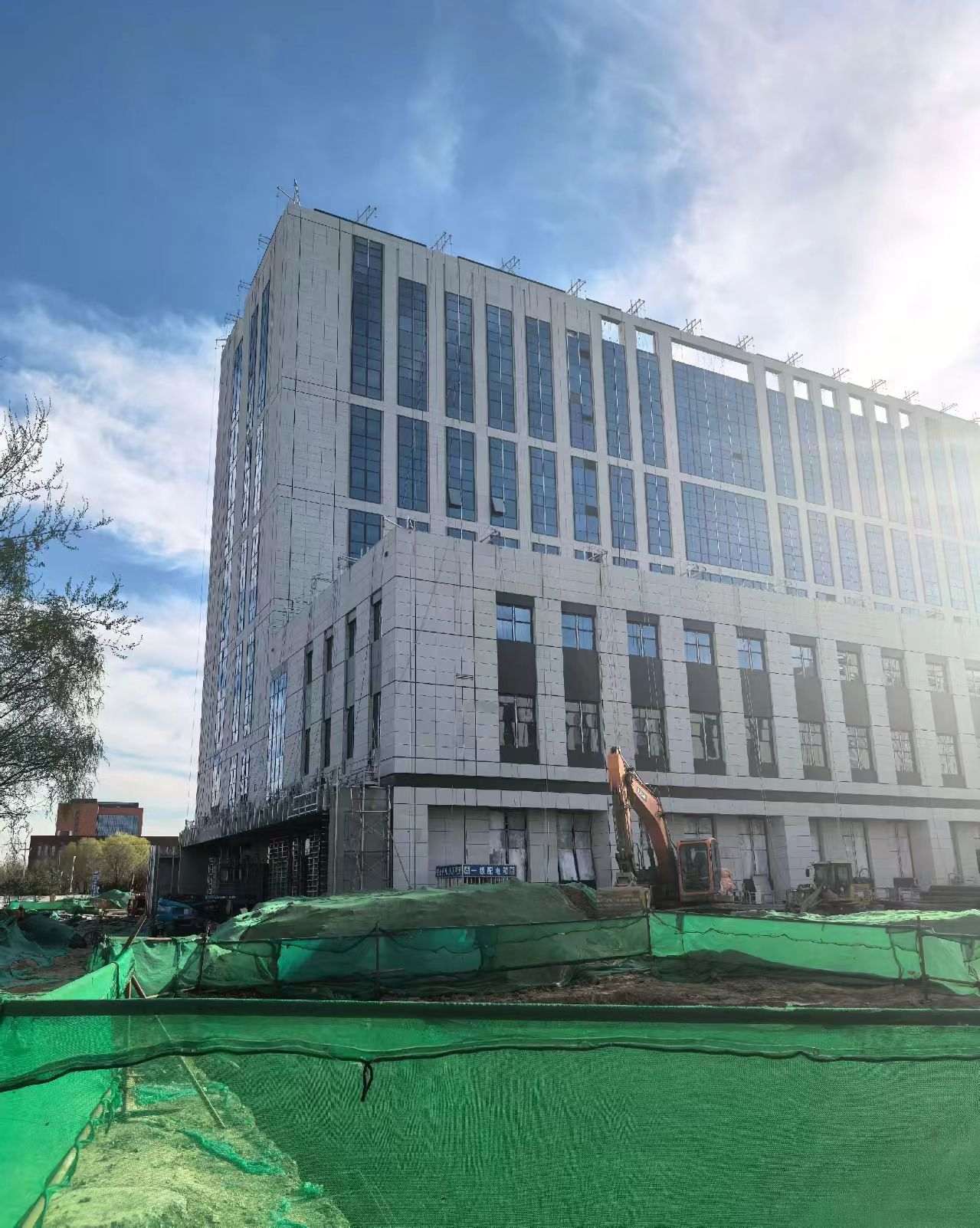 武威 白麻花岗岩石材外墙干挂