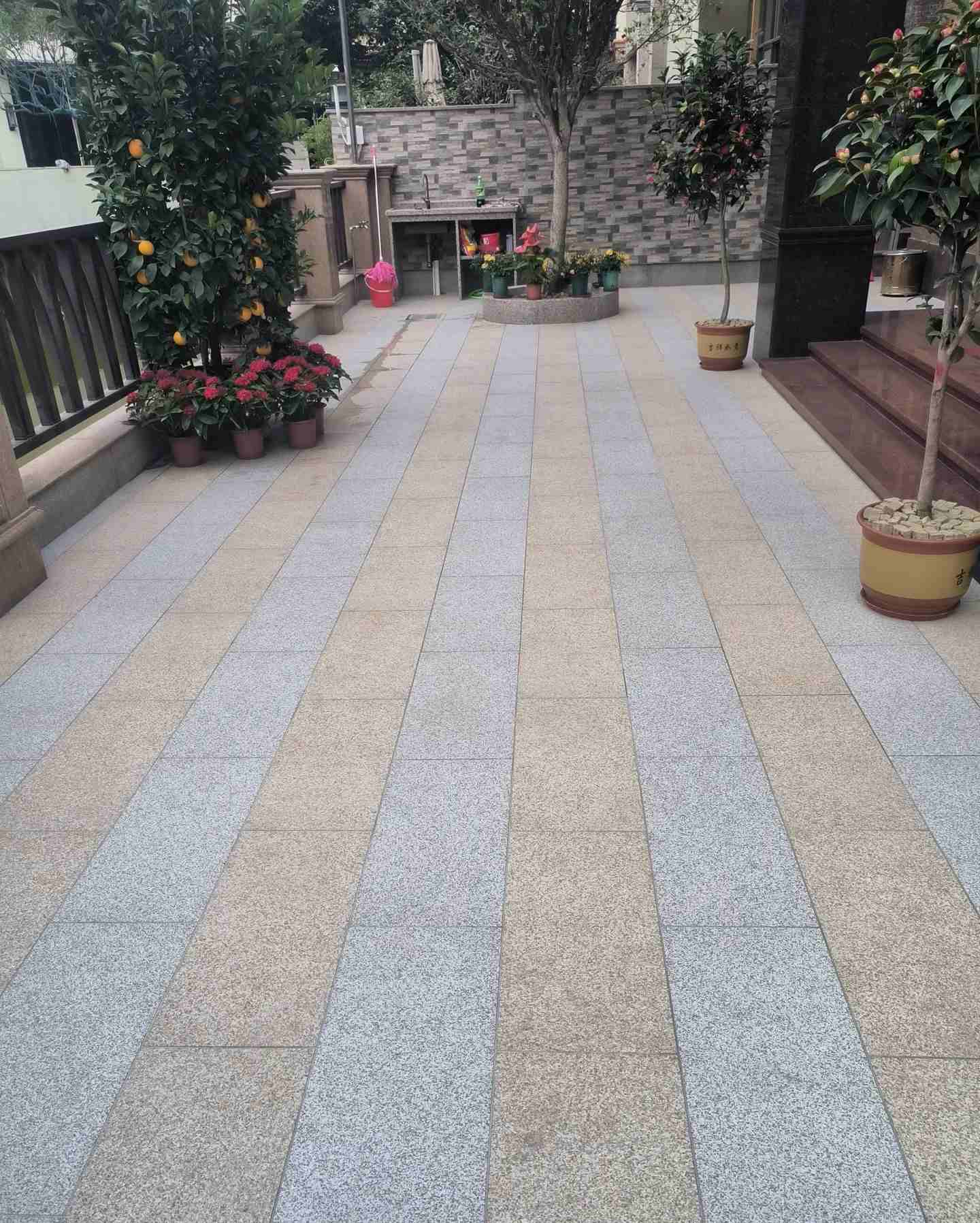 武威 黄金麻白麻荔枝面庭院铺装展示