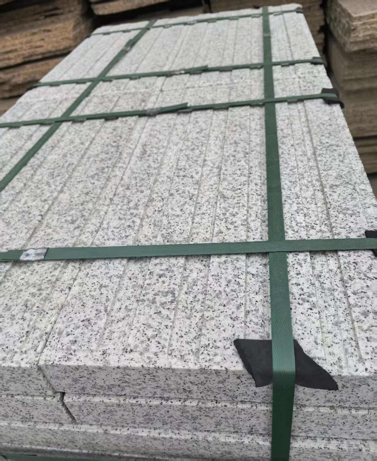 武威 白麻花岗岩直行盲道石，盲条，地铺石