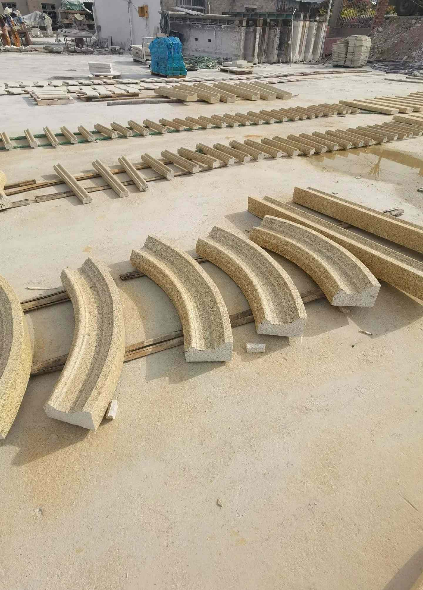 武威 黄金麻花岗岩别墅线条